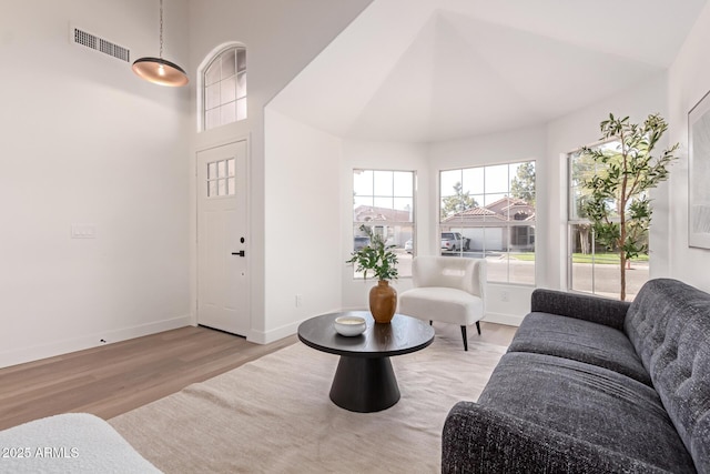 1627 W Maplewood St, Chandler, AZ 85286 - living area featuring wood finished floors and baseboards
