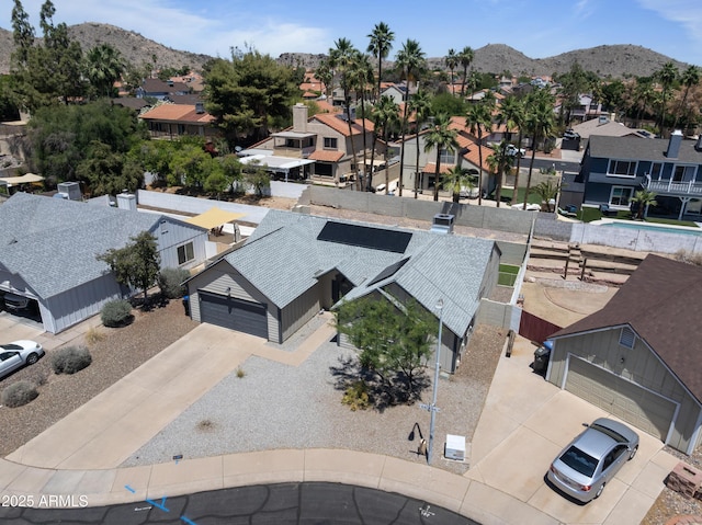 4632 E Kachina Trl, Phoenix, AZ 85044 - aerial view of residential area with a mountainous background