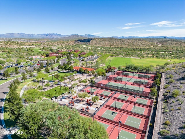 3254 Buckaroo Ct, Wickenburg, AZ 85390 - aerial view with a mountain view