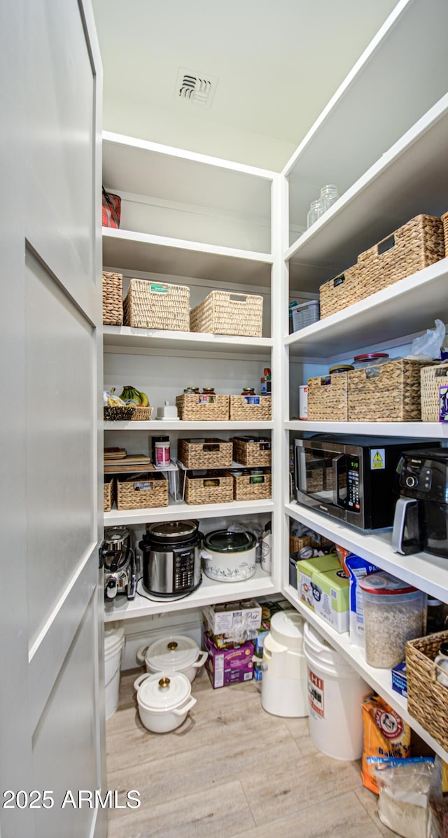 view of pantry