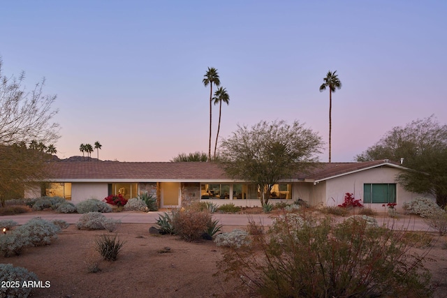 view of ranch-style house