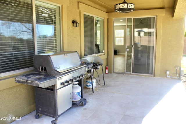 view of patio / terrace featuring area for grilling