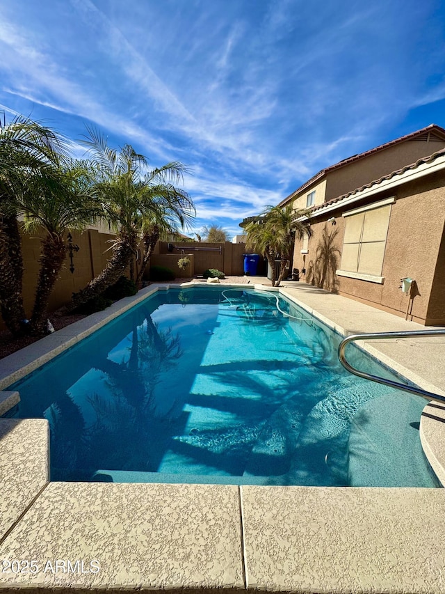 view of pool