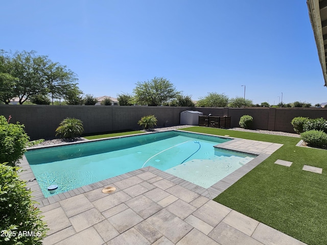 18871 S 209th Way, Queen Creek, AZ 85142 - view of pool featuring a fenced backyard and a patio area