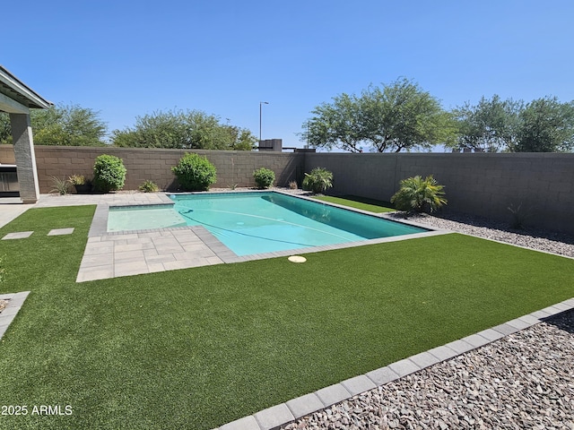 18871 S 209th Way, Queen Creek, AZ 85142 - view of pool with a fenced backyard