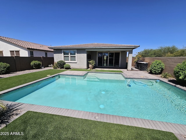 18871 S 209th Way, Queen Creek, AZ 85142 - view of swimming pool featuring a fenced backyard