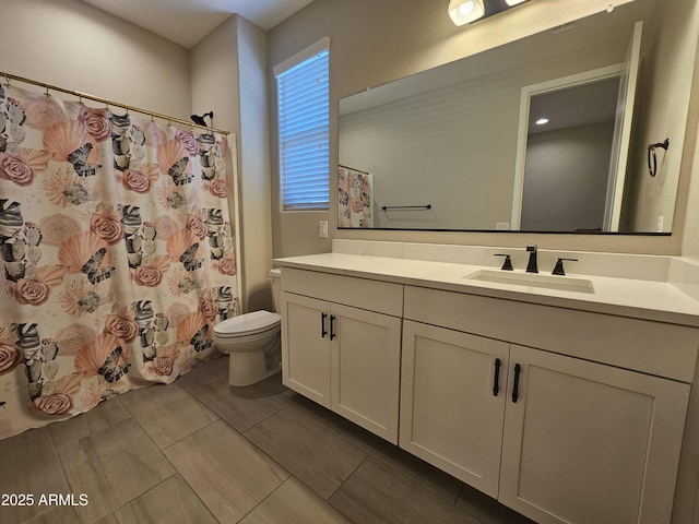 18871 S 209th Way, Queen Creek, AZ 85142 - bathroom with vanity and a shower with shower curtain