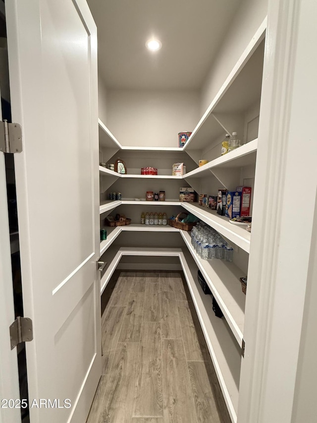 view of storage area