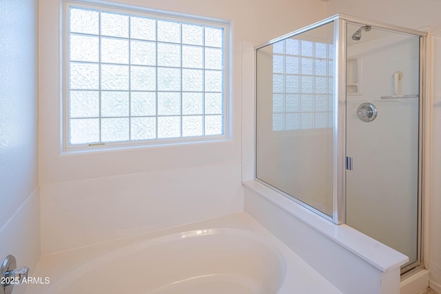 3365 N Sunaire, Mesa, AZ 85215 - full bathroom with a stall shower and a bath