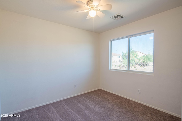 3365 N Sunaire, Mesa, AZ 85215 - empty room featuring a ceiling fan, carpet flooring, and baseboards