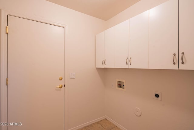 3365 N Sunaire, Mesa, AZ 85215 - washroom with cabinet space, hookup for an electric dryer, hookup for a washing machine, baseboards, and hookup for a gas dryer