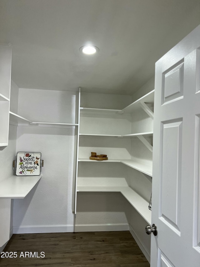 view of pantry