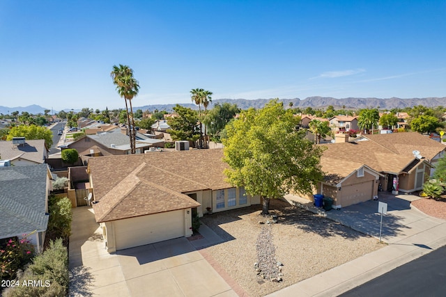 16410 S 46th Pl, Phoenix, AZ 85048 - drone / aerial view featuring a residential view and a mountain view