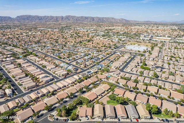 16410 S 46th Pl, Phoenix, AZ 85048 - bird's eye view featuring a residential view and a mountain view
