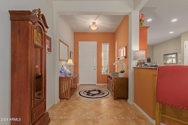 entryway featuring a wealth of natural light