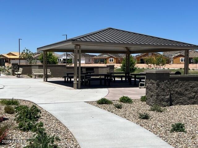 view of home's community with a gazebo