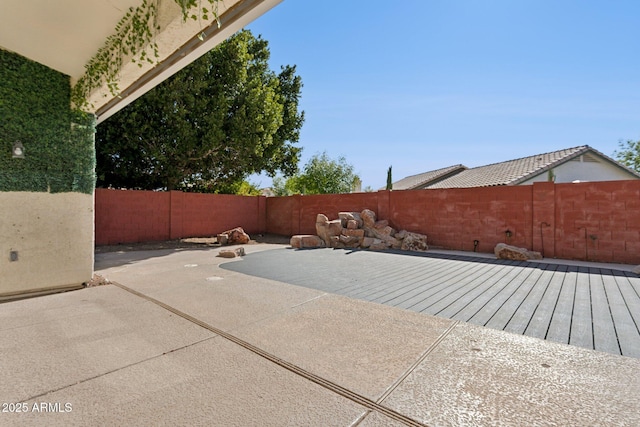 view of patio