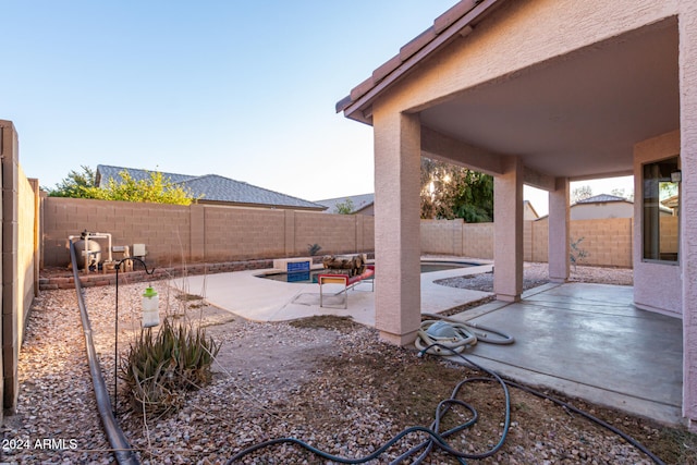 view of patio