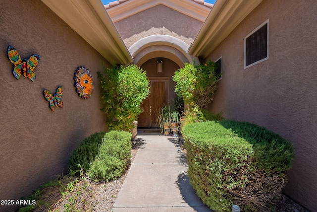 5336 E Gloria Ln, Cave Creek, AZ 85331 - entrance to property with stucco siding