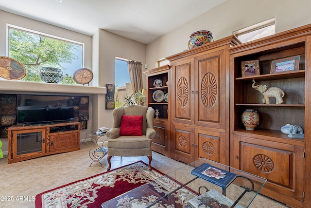 5336 E Gloria Ln, Cave Creek, AZ 85331 - sitting room with plenty of natural light and light tile patterned floors