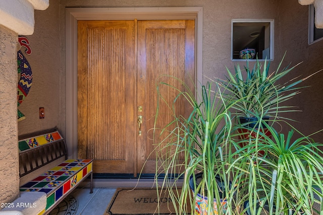 5336 E Gloria Ln, Cave Creek, AZ 85331 - view of exterior entry with stucco siding