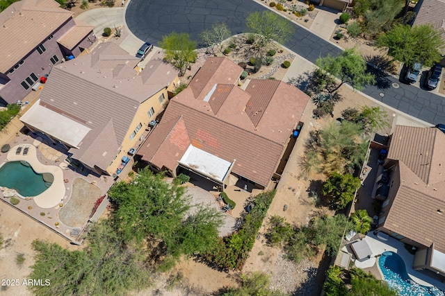 5336 E Gloria Ln, Cave Creek, AZ 85331 - aerial overview of property's location featuring a pool and nearby suburban area