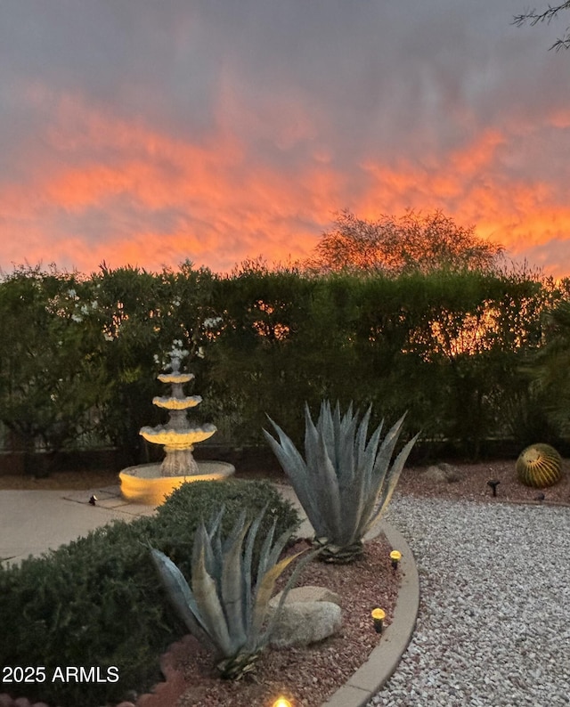 5336 E Gloria Ln, Cave Creek, AZ 85331 - view of yard at dusk