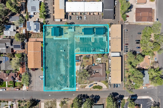 302 W Oak Ave Unit 2, Flagstaff, AZ 86001 - aerial overview of property's location featuring property boundaries highlighted
