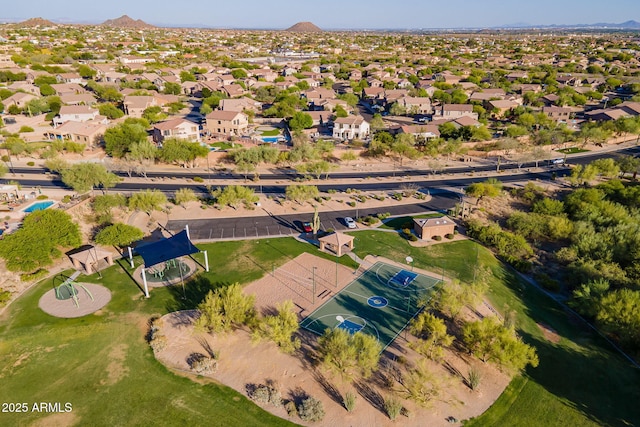 3055 N Red Mtn Unit 122, Mesa, AZ 85207 - aerial perspective of suburban area featuring mountains