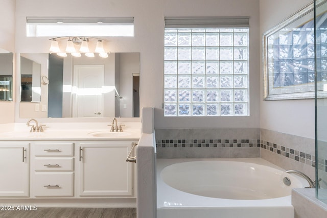 3055 N Red Mtn Unit 122, Mesa, AZ 85207 - full bath with a bath and double vanity