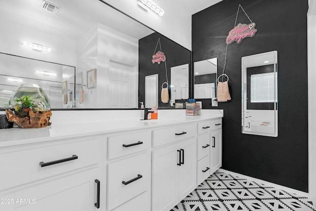 22501 E Indiana Ave, Queen Creek, AZ 85142 - bathroom featuring vanity and tile patterned floors