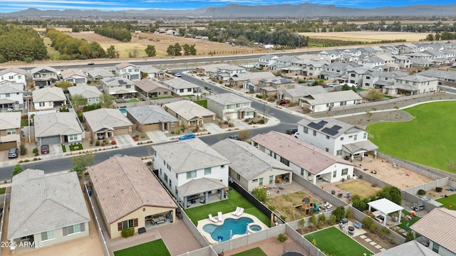 22501 E Indiana Ave, Queen Creek, AZ 85142 - aerial view with a mountain view