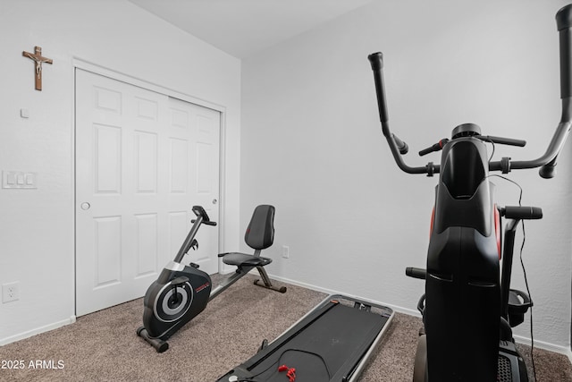 22501 E Indiana Ave, Queen Creek, AZ 85142 - exercise area with carpet flooring
