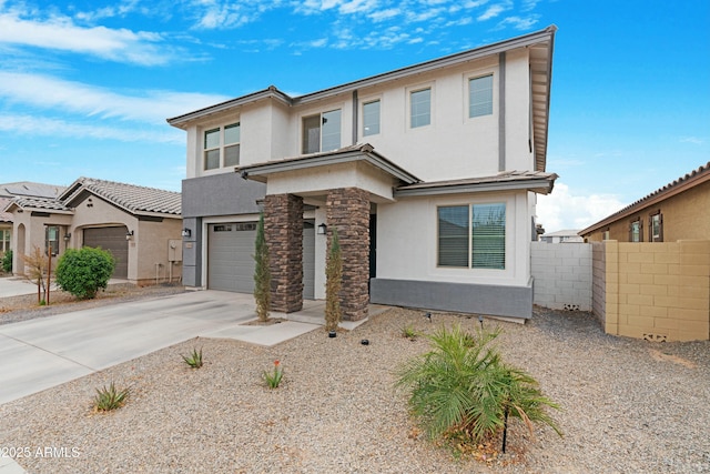 22501 E Indiana Ave, Queen Creek, AZ 85142 - view of front of property featuring a garage