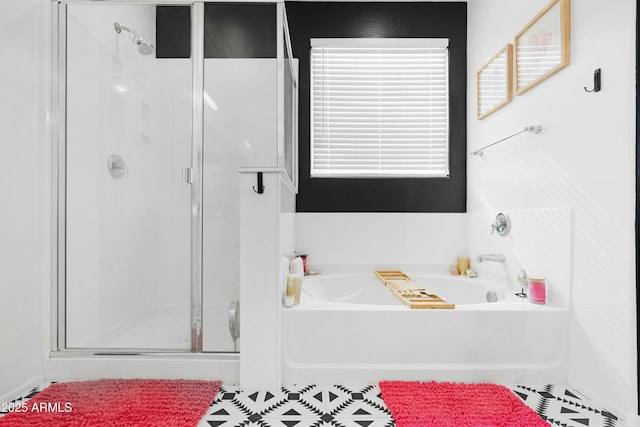 22501 E Indiana Ave, Queen Creek, AZ 85142 - bathroom featuring plus walk in shower