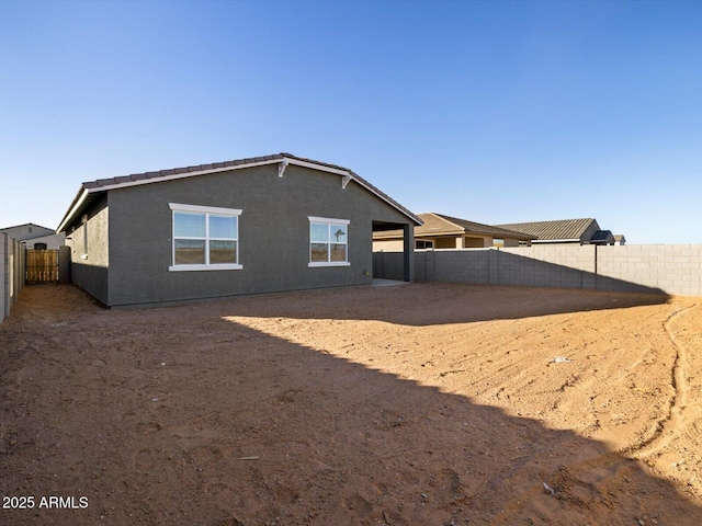 view of rear view of house