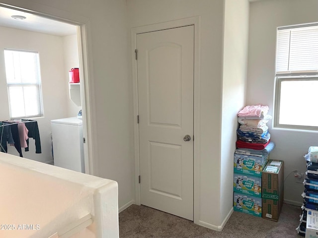 bathroom with washer / clothes dryer