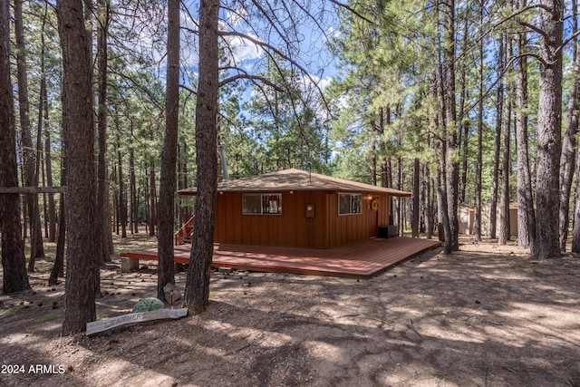 1423 Geode Dr, Forest Lakes, AZ 85931 - view of outbuilding featuring central air condition unit