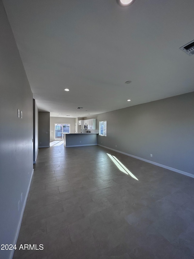 view of unfurnished living room