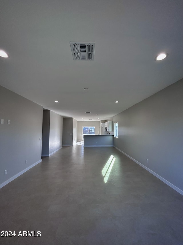 view of unfurnished living room