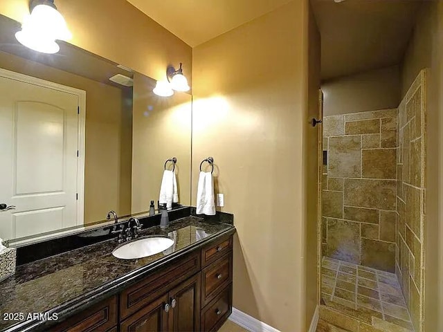3804 E Camelback Rd, Phoenix, AZ 85018 - full bath with tiled shower and vanity