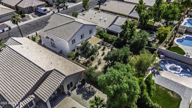 4530 E Desert Wind Dr, Phoenix, AZ 85044 - aerial view of residential area with a pool