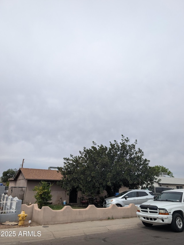 exterior space featuring fence