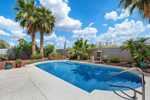2761 W Via Calabria, Phoenix, AZ 85086 - view of swimming pool with a fenced backyard and a patio