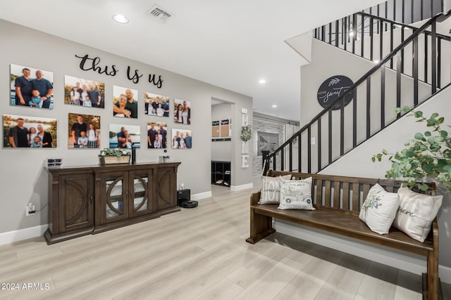 interior space featuring hardwood / wood-style flooring