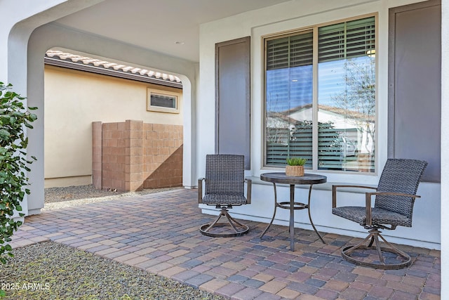 view of patio