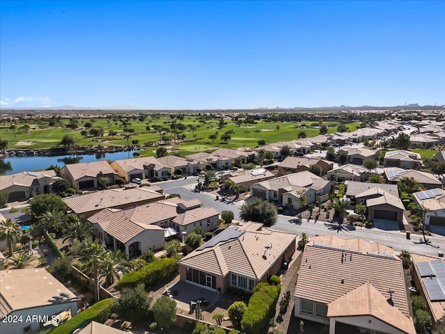 856 E Harmony Way, San Tan Valley, AZ 85140 - aerial perspective of suburban area with a water and mountain view and a golf course