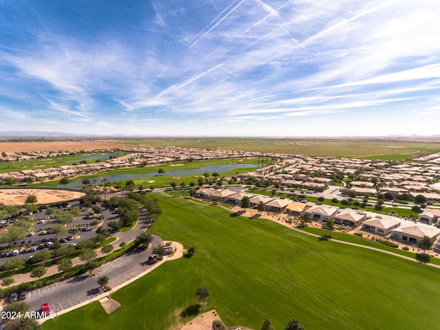 856 E Harmony Way, San Tan Valley, AZ 85140 - aerial perspective of suburban area featuring a large body of water and a golf course