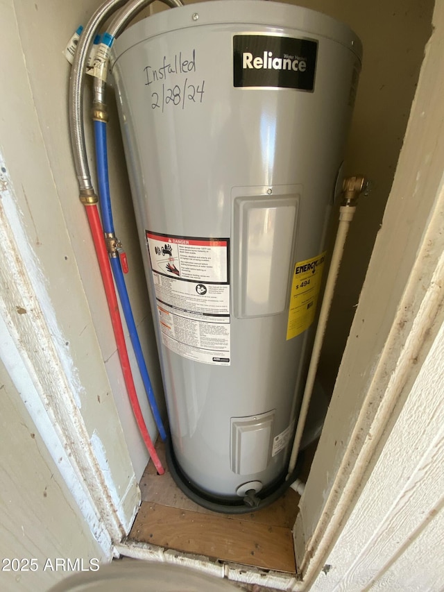 utilities with electric water heater