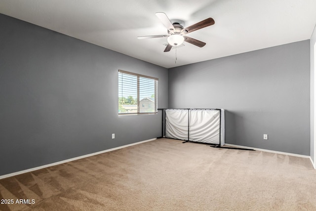 466 N 10th Pl, Coolidge, AZ 85128 - unfurnished room with carpet floors and a ceiling fan